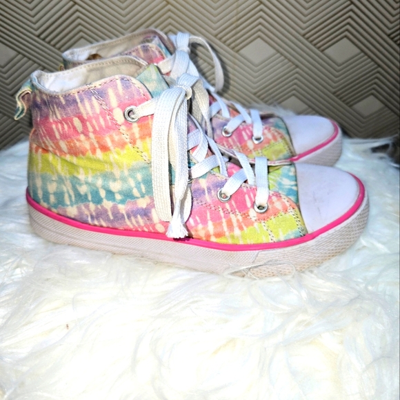 High top tie dye sneakers - Picture 5 of 10